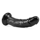 Load image into Gallery viewer, 6 inch black dildo mini curved