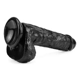 Load image into Gallery viewer, Realistic Black Dildo 10 Inch PVC