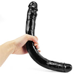 Charger l&#39;image dans la galerie, Black Double Dildo 15 inch Long Sex Toy