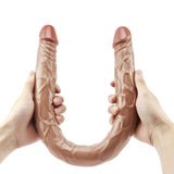 Charger l&#39;image dans la galerie, Double head 22 inch brown dildo