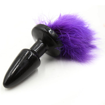 Sexy Silicone Bunny Tail Butt Plug