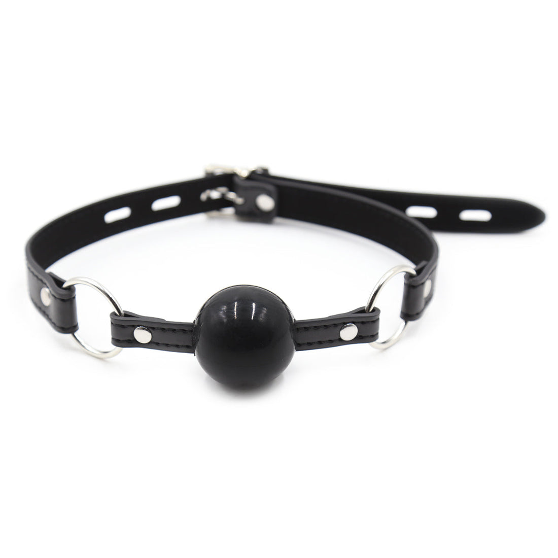 Small Leather Lock Fantasy BDSM Gag