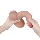 画像をギャラリー ビューアにロード Dual Layered Liquid Silicone Realistic Dildo