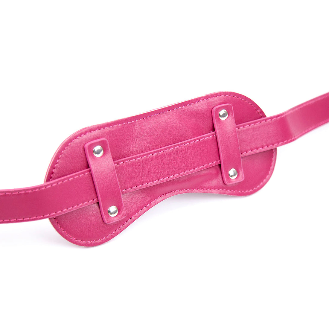 leather Slave Strap On Face Dildo Gag