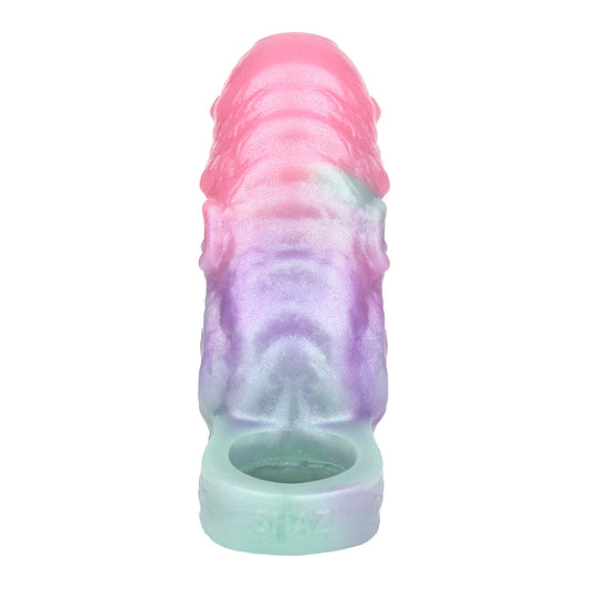 5 Inch Velvet Pulse Silicone Penis Sleeve