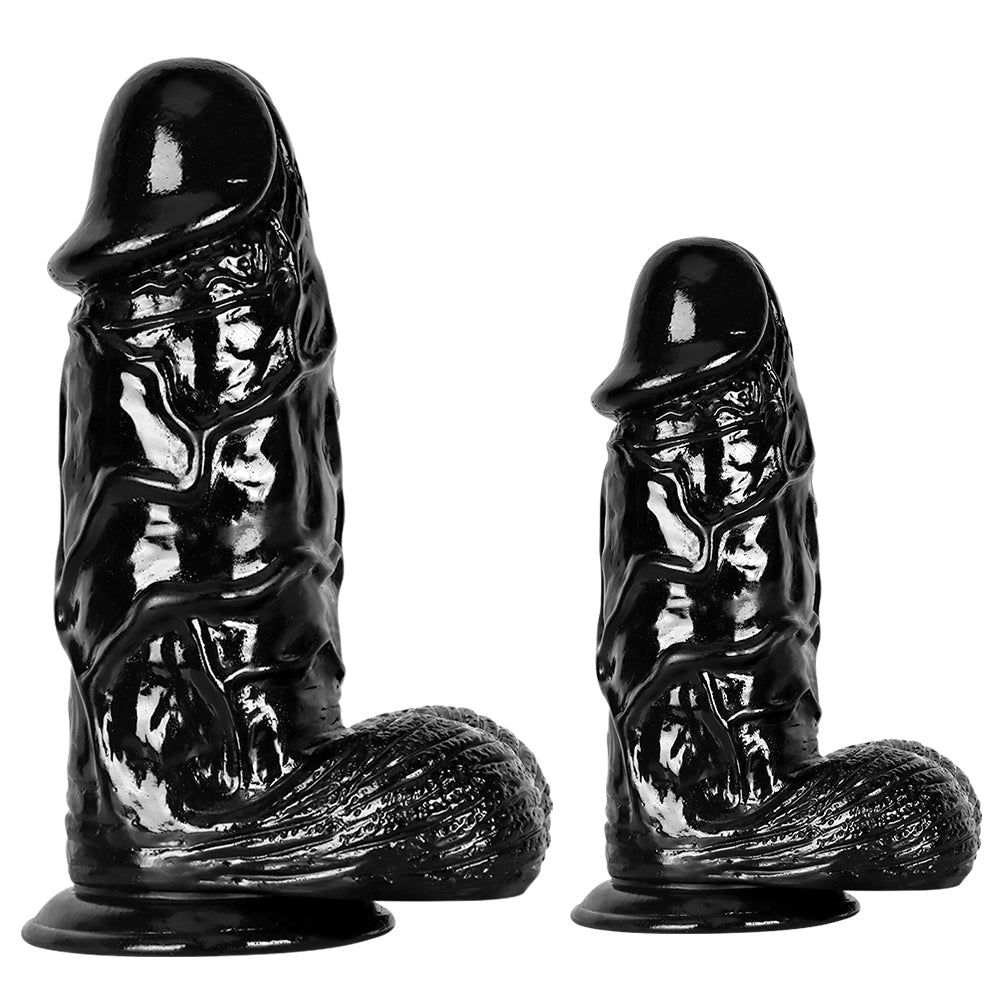 3 Inch Wide Chubby Big Black Dildo