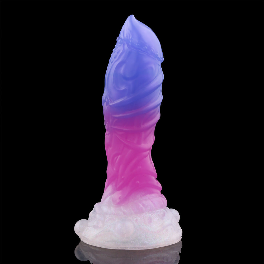 Blue Fantasy Soft-Textured Monster Dildo