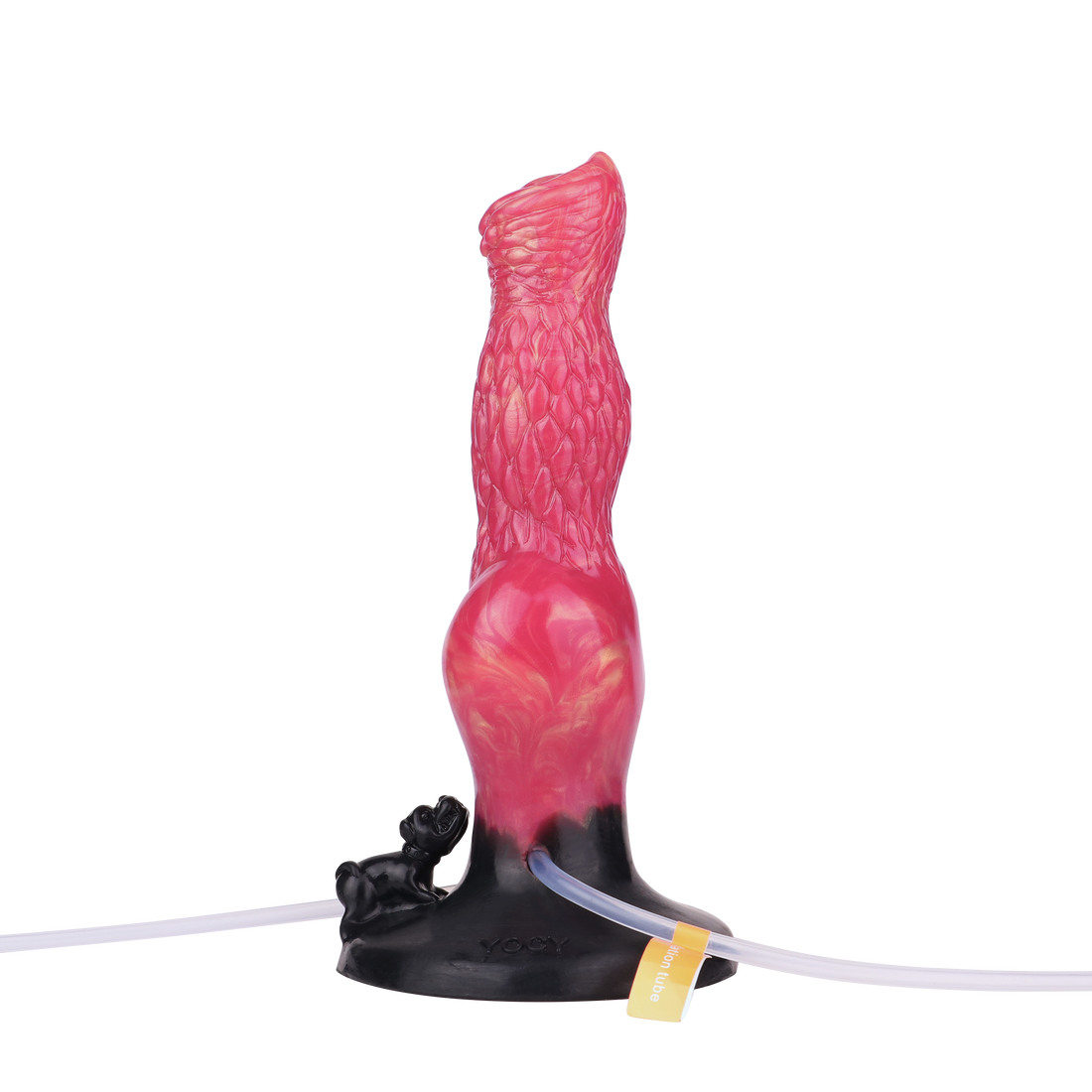 8 Inch Red Inflatable Ejaculating Dog Dildo