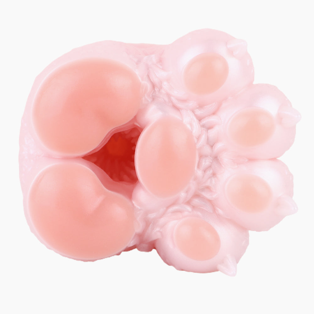Pink Cat Paw Tight Silicone Pocket Pussy
