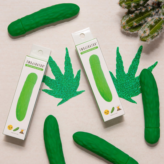 cucumber dildo vibrator pickle toy