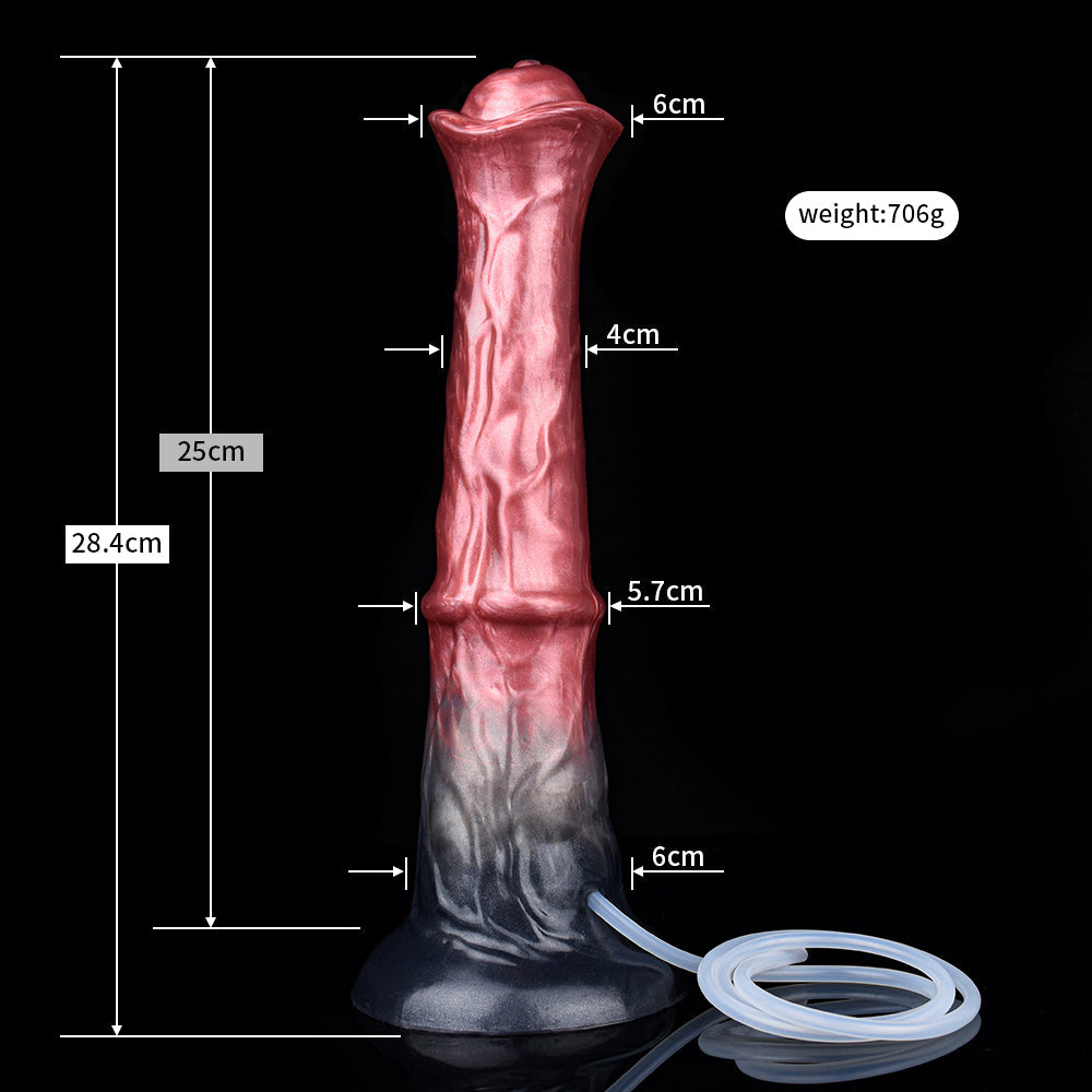 11 Inch Silicone  Fantasy Horse Ejaculating Dildo