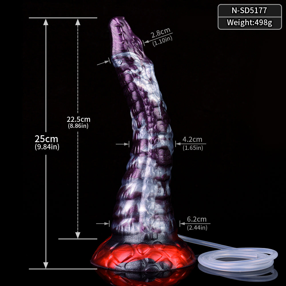 Dark Purple Dragon Squirting Fantasy Dildo