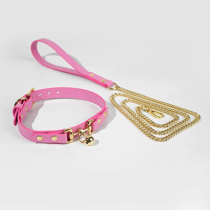 Bell Leather Adjustable BDSM Collar