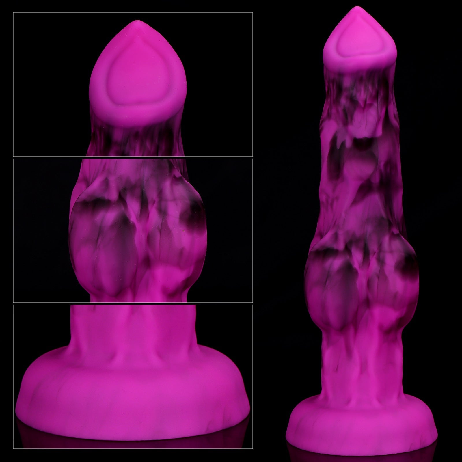 Purple Soft Simulated Wolf Dildo