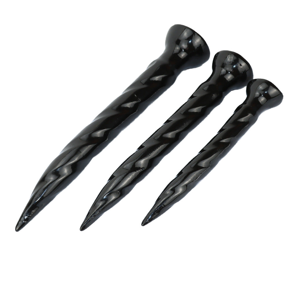 14 Inch Threaded Extra Long Nail Tapered Dildo