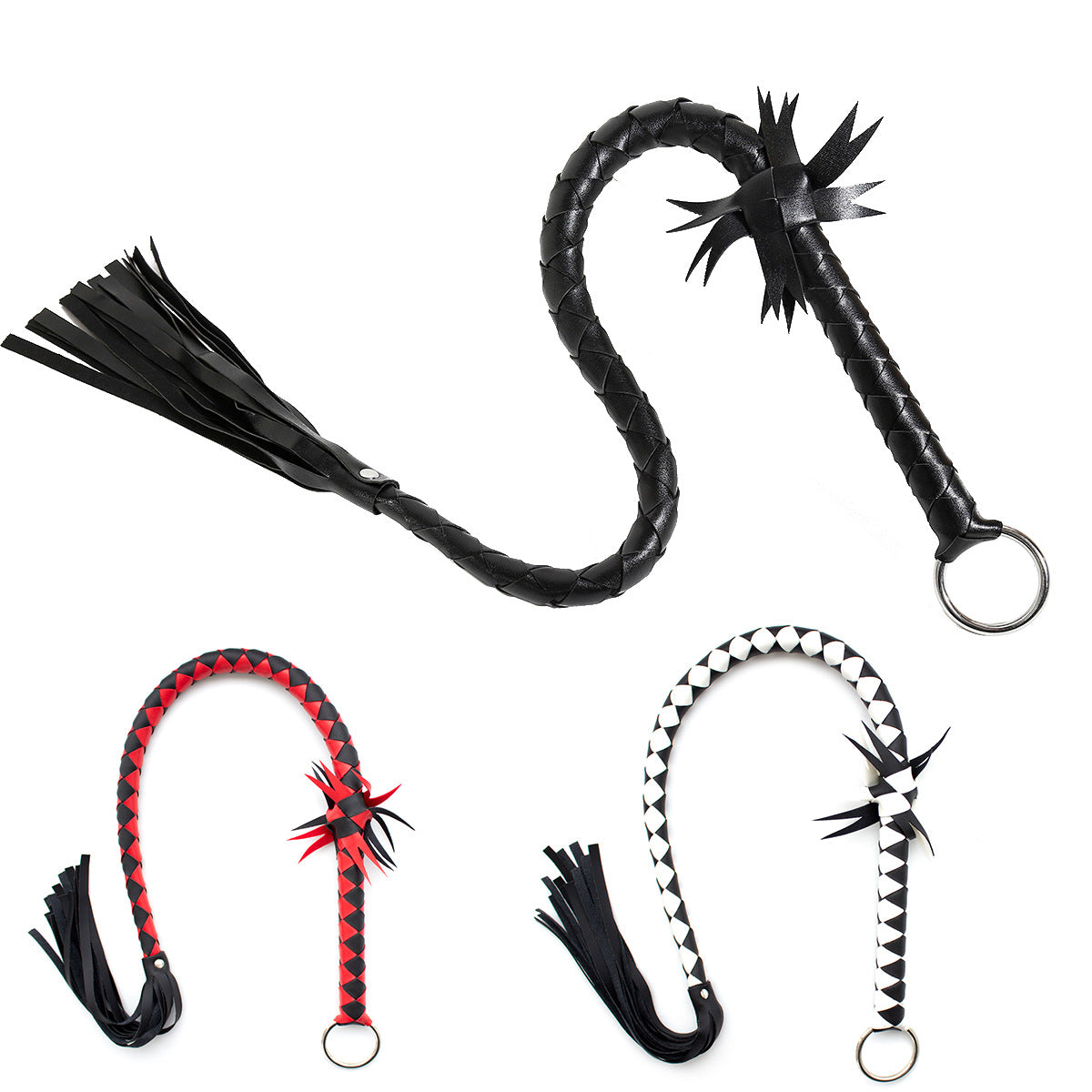 Leather Wrap Long BDSM Flogger