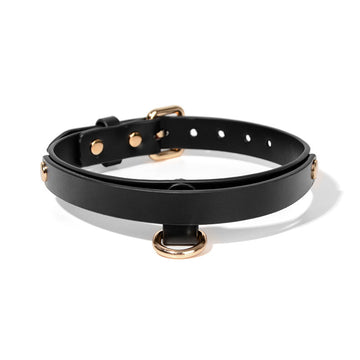 Custom Name Leather Adjustable BDSM Collar