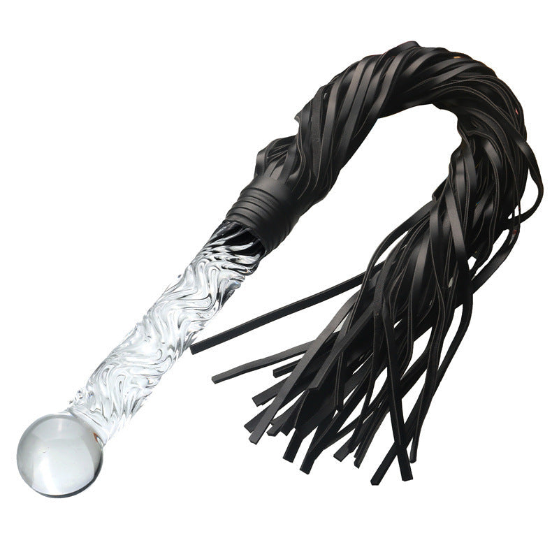 BDSM Domination Toys Glass Wand Dildo Flogger