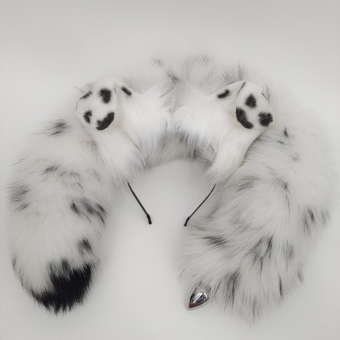 Dalmatian Dog Tail Butt Plug and Ears Set