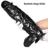 画像をギャラリー ビューアにロード 18 inch Black Huge Dildo