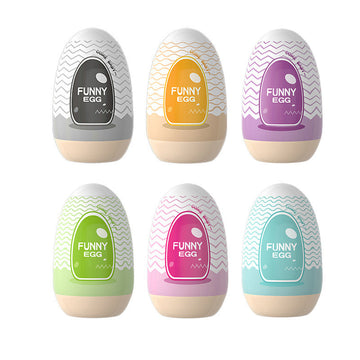 Egg Portable 3D Realistic Soft Male Masturbator