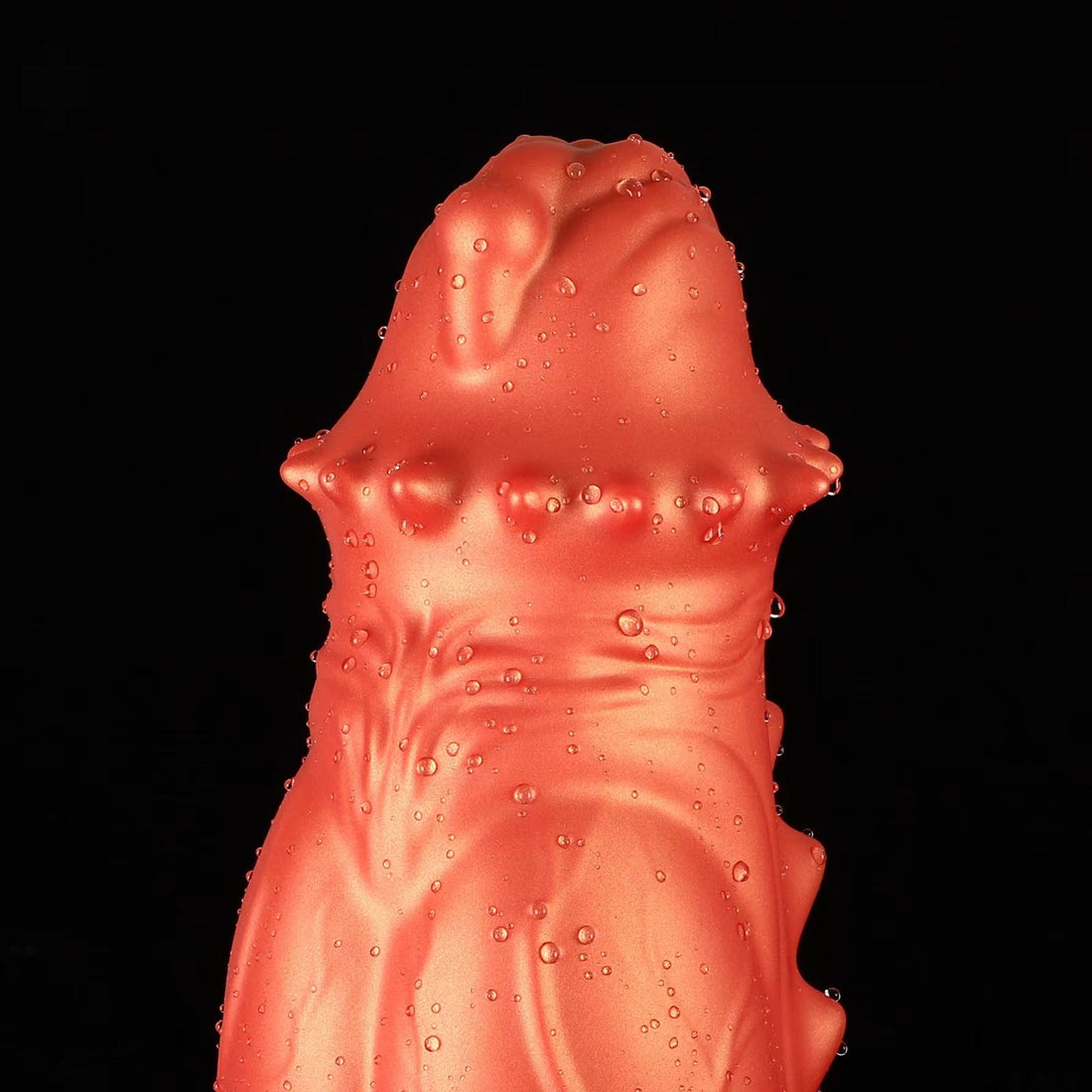 Spiked Orange Fantasy Monster Dildo