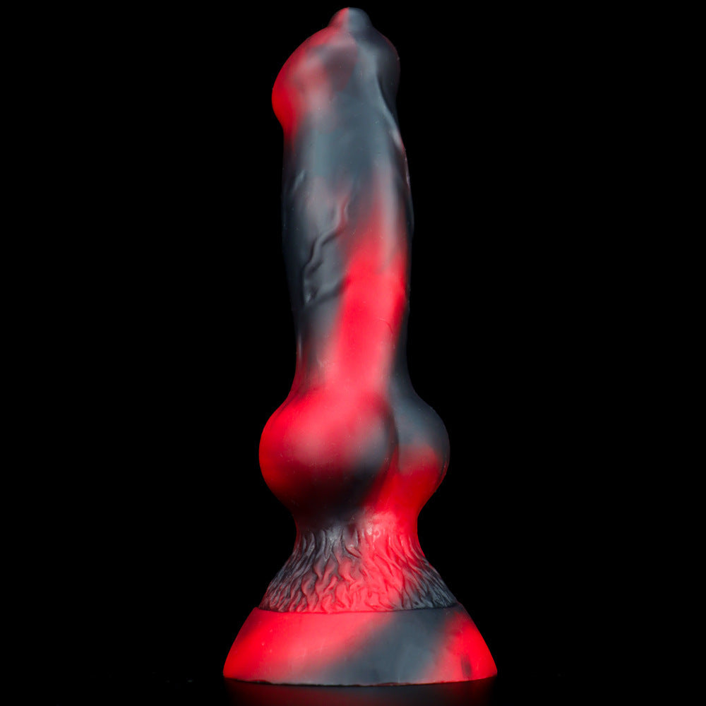 7 Inch Tapered Dog Knot Fantasy Dildo