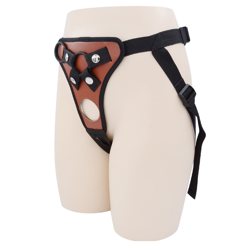 Brown Exposed Pussy Plus Size Strap On