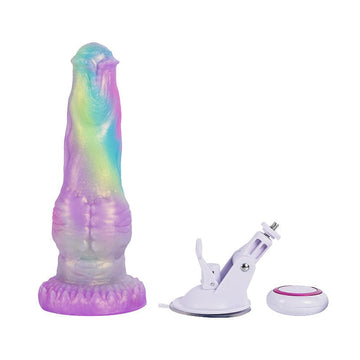 Colored Horse Cock Thrusting Dildo Machine