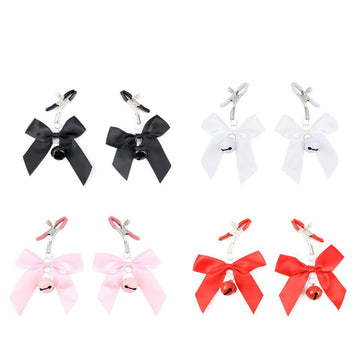 Cute Bow Bell BDSM Nipple Pinchers