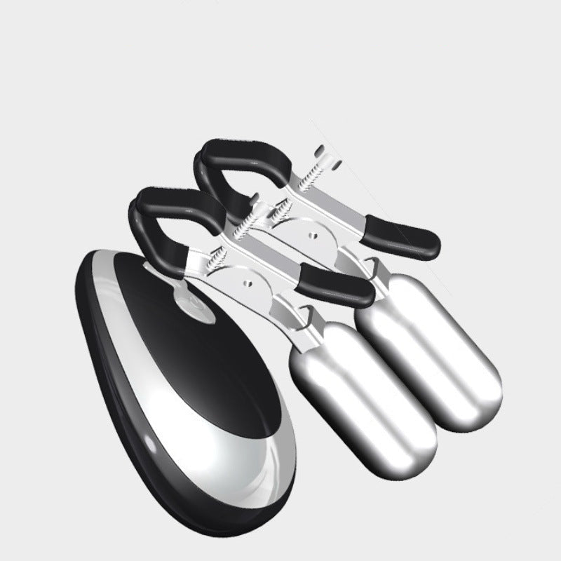 20 Levels Electric BDSM Vibrating Nipple Clamps