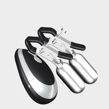20 Levels Electric BDSM Vibrating Nipple Clamps