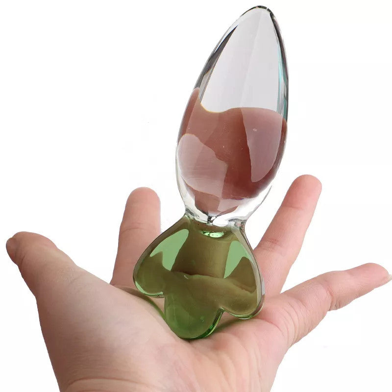 Clear Carrot Various Customized Glass Dildo