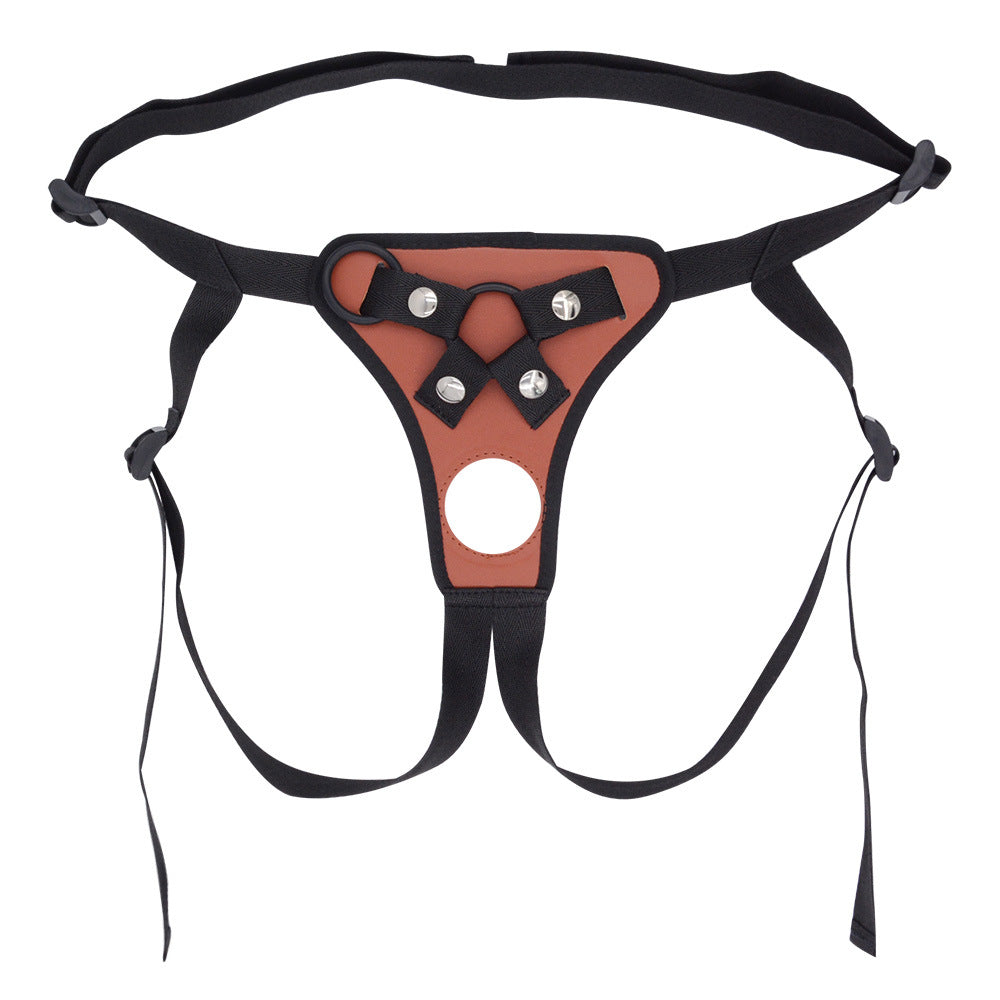 Brown Exposed Pussy Plus Size Strap On