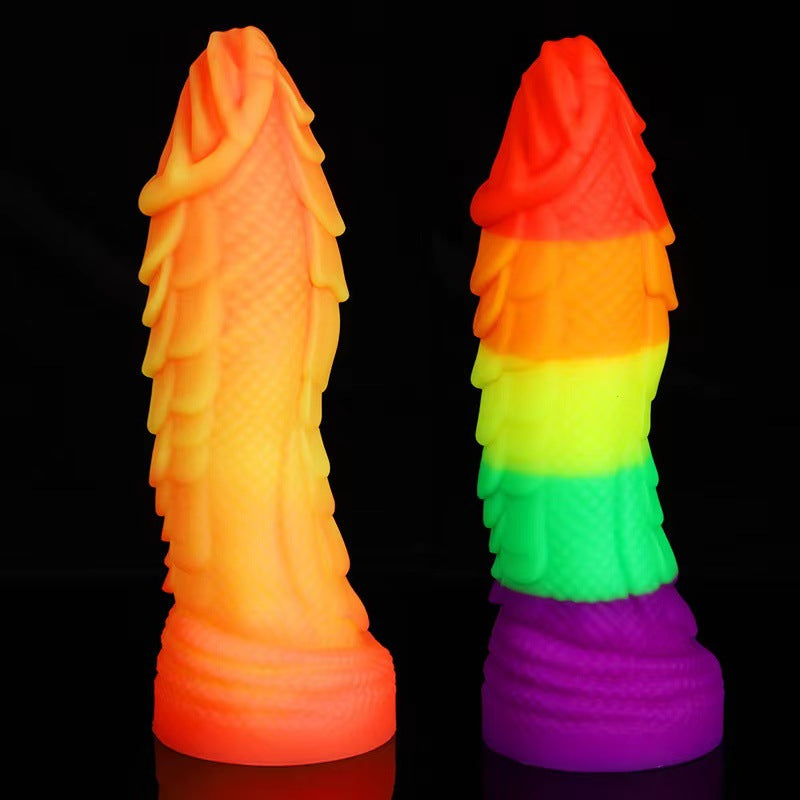 8.26 Inch Dragon Scale Dildo Textured Anal Dildo