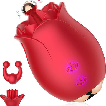 Super Power Waterproof Clit Vibrator Rose Toy