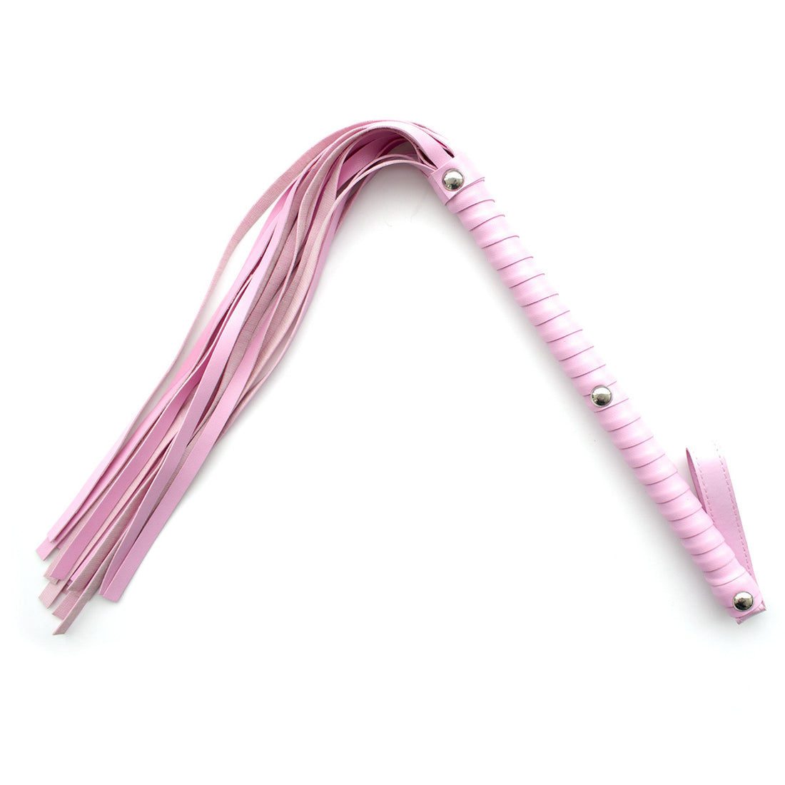 Short Handle Leather BDSM Flogger
