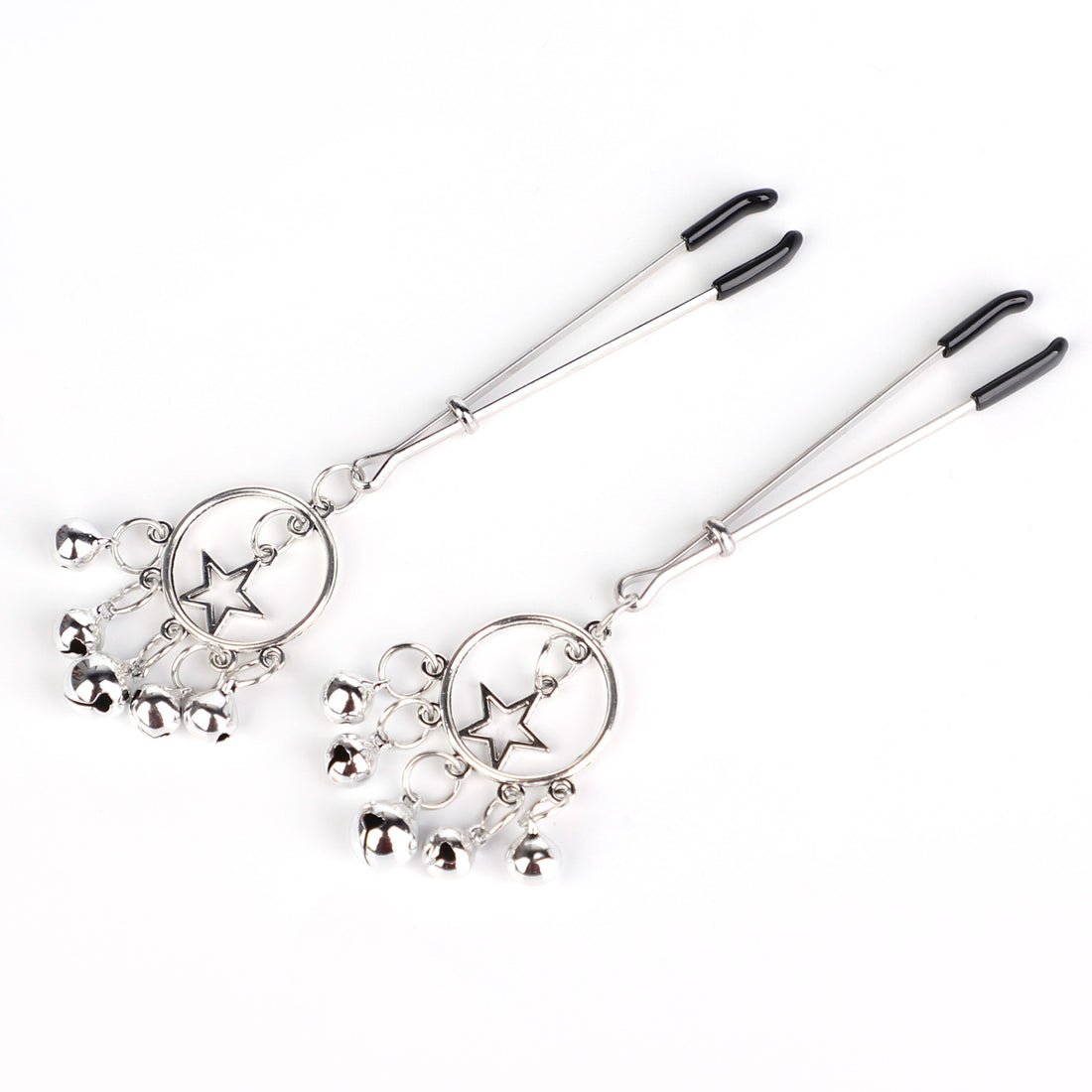 Adjustable Metal Star Pendant Nipple Clamps