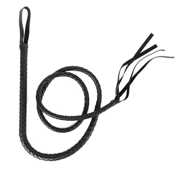 Long Leather Adult Toys BDSM Flogger
