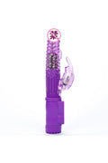 G Spot Dildo Rabbit Vibrator Vagina Clitoris Double Purple / One Size