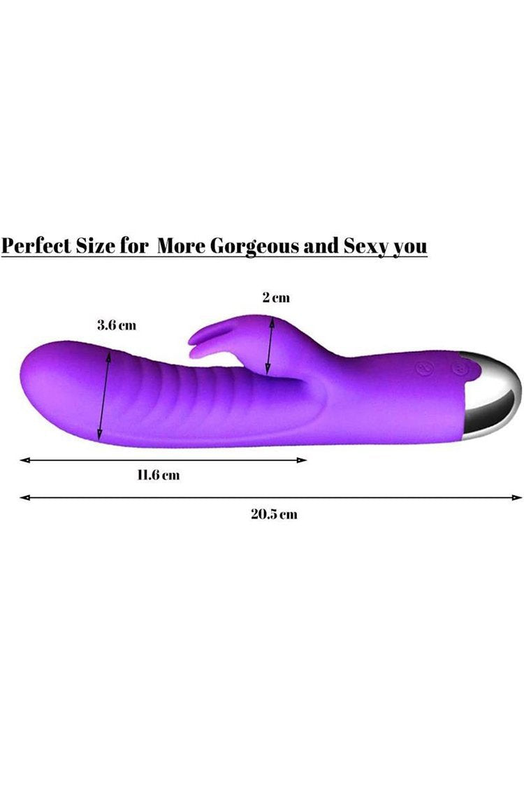 G Point Dildo Female Rabbit Vibrator Double Vibration Stimulator Silicone Clitoris Vagina Massager