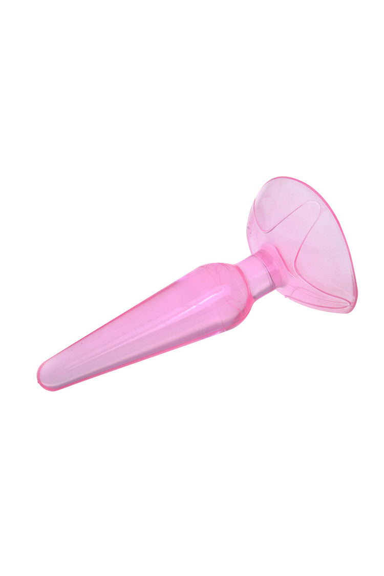 Pink TPE Small Smooth Butt Plug
