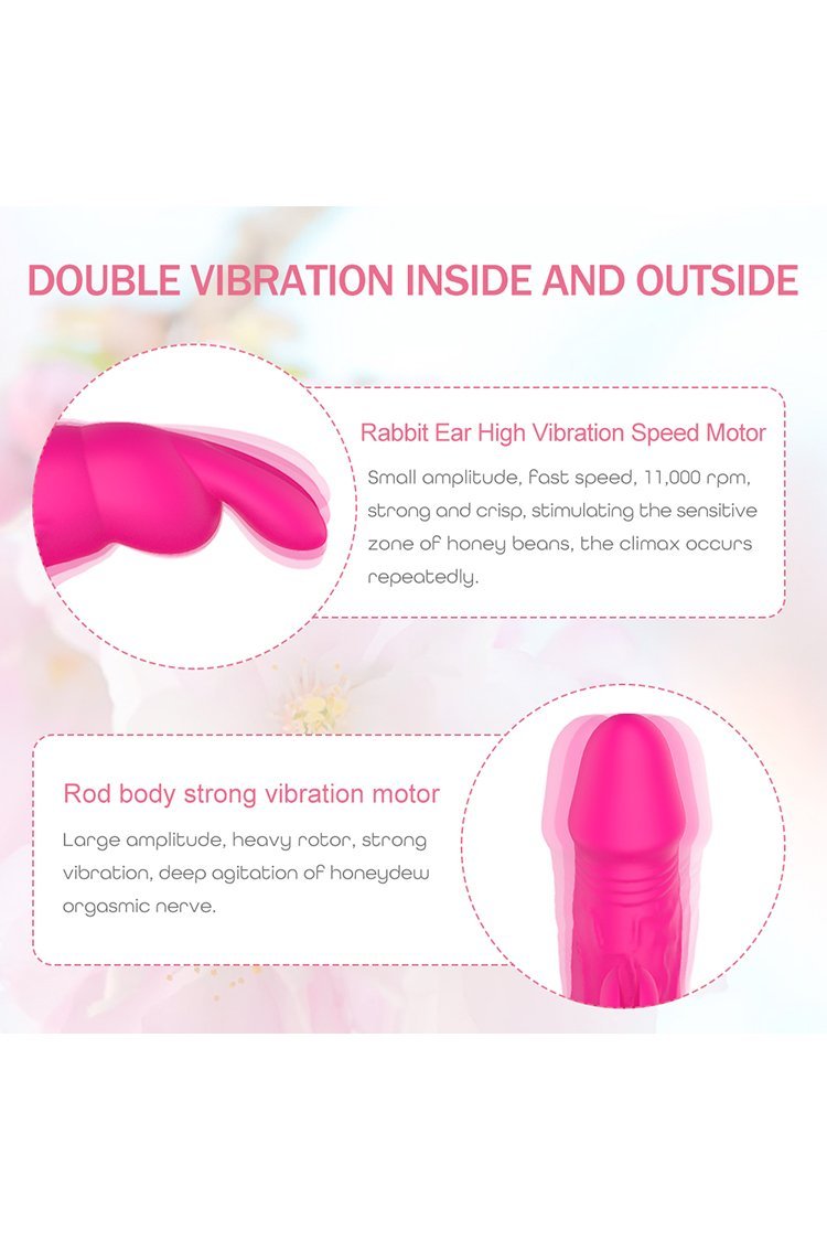 Sextoys Rabbit Vibrator 9 Speed G Spot Dildo Silicone Waterproof Clitoris Stimulator Vagina Massager