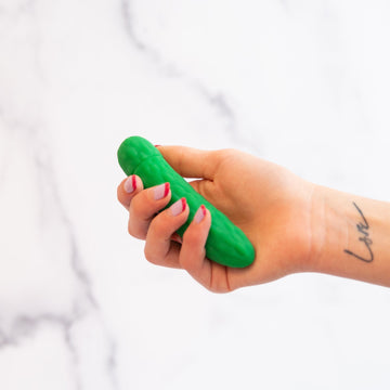 cucumber dildo vibrator pickle toy