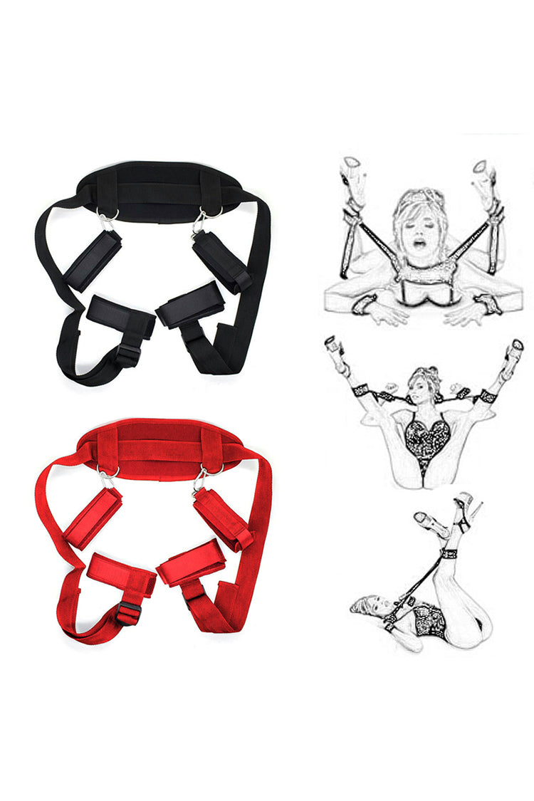 Slave Hand Cuffs Wrist Ankle Cuff BDSM Bondage Kit