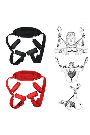 Slave Hand Cuffs Wrist Ankle Cuff BDSM Bondage Kit