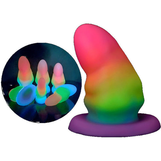 Luminous Large Silicone Butt Plug Dildo