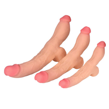 15 Inch Thick Realistic Double Head Dildo