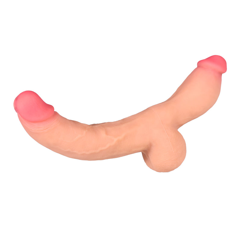 15 Inch Thick Realistic Double Head Dildo
