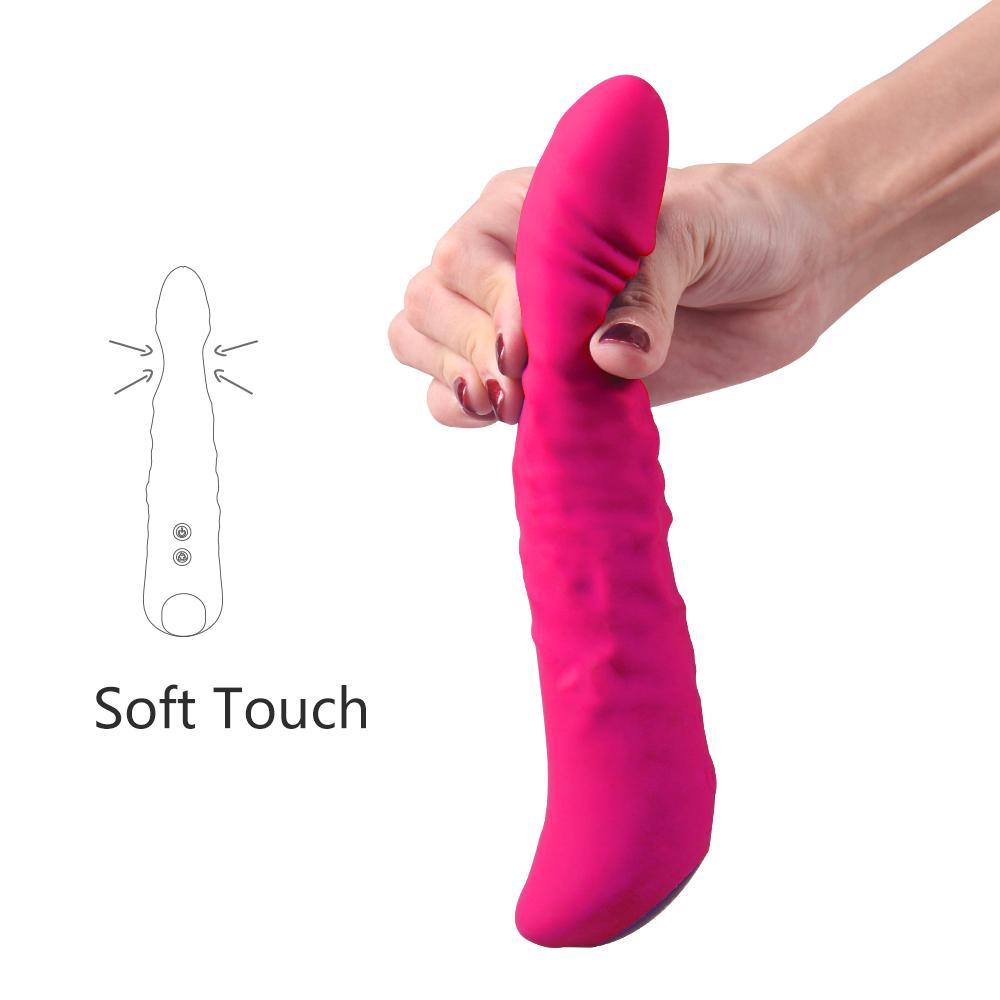 Colorful Lights Realistic Penis Vibrator